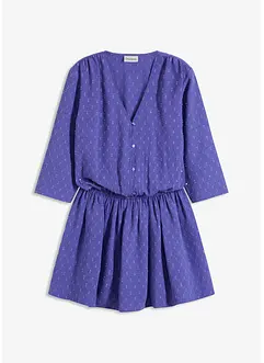 Mini jurk van getextureerd materiaal, bonprix