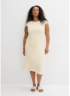 Midi jurk in gebreide look, bonprix