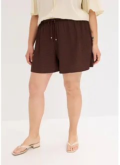 Instap short van gestructureerde crêpe, bonprix
