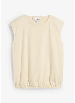 Shirt met elastische boordjes, bonprix