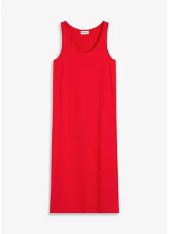 Midi jurk van zacht ribmateriaal, bonprix