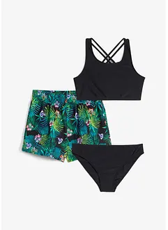 Bikini en bikinibroekje en short (3-dlg. set), bonprix