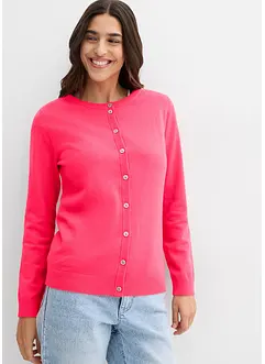 Gebreid vest met ronde hals, bonprix