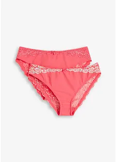 Slip met elegant kant (set van 2), bonprix