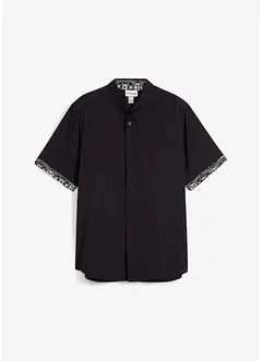 Overhemd met korte mouwen, slim fit, bonprix