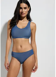 Bralette bikini in jeanslook (2-dlg. set), bonprix