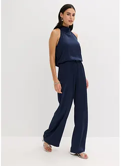 Jumpsuit van gestructureerd satijn, bonprix