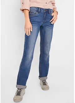 Straight jeans mid waist, stretch, bonprix