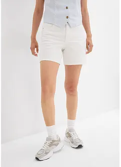 Jeans bermuda mid waist, low stretch, bonprix