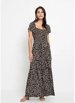 Maxi jurk van viscose, korte maat, bonprix