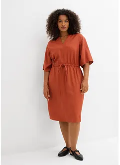 Kaftan jurk van fijne viscose, bonprix