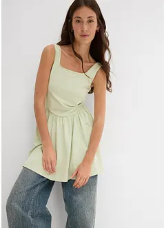 Lange top van een elastische katoenmix, bonprix