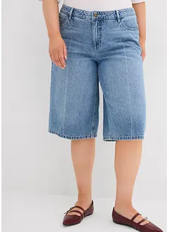 Jeans bermuda mid waist, low stretch, bonprix