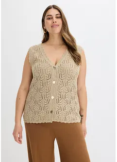 Ajour vest, bonprix