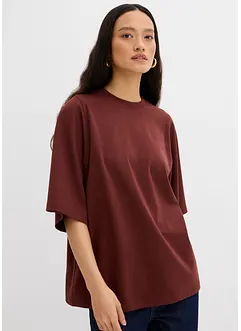 Oversized shirt met wijde mouwen van biologisch katoen, bonprix