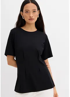 Getailleerd shirt in comfortabele Punto di Roma, bonprix