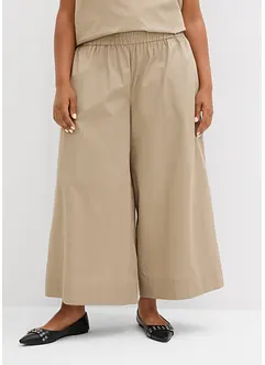 Wijde culotte van puur katoen, bonprix