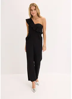One shoulder jumpsuit met lichte viscose, bonprix
