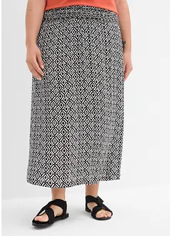 Maxirok van viscose crinkle, bonprix