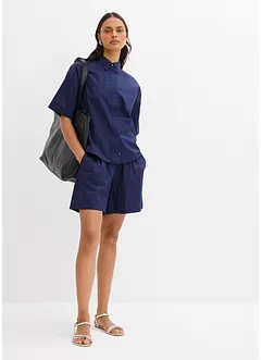 Slip-on shorts van puur katoen, bonprix
