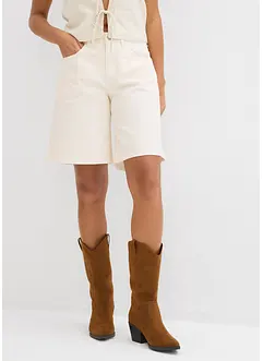 Jeans bermuda, mid waist, bonprix