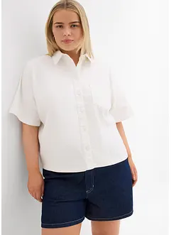 Oversized spijkerblouse, bonprix