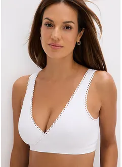 Dubbelzijdig Bralette met zacht katoen (set van 2), bonprix