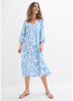 Midi jurk van soepele viscose, bonprix