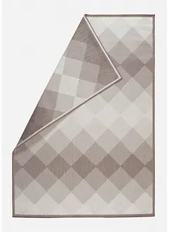 Dubbelzijdig binnen- en buitenkleed met grafisch patroon, bonprix