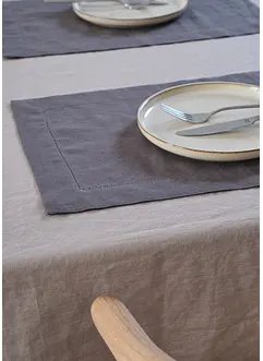 Linnen placemats (set van 2), bonprix