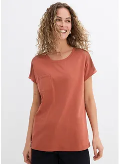 Luchtig shirt met kant, bonprix