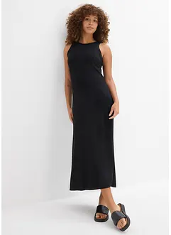 Jurk met spaghettibandjes van soepele viscose, bonprix