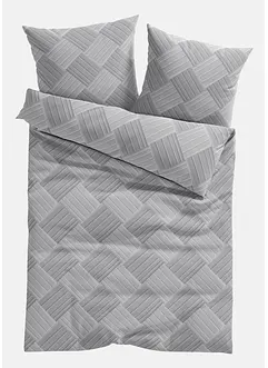 Dekbedovertrek met gestructureerde print, bonprix