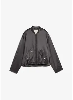 Bomber van glanzende viscosemix, bonprix