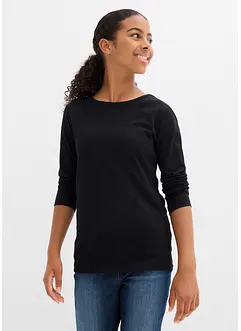 Meisjes longsleeve van katoen (set van 3), bonprix