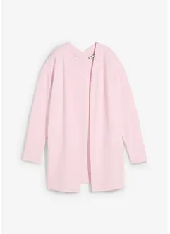 Lang sweatvest van een zachte katoenmix, bonprix