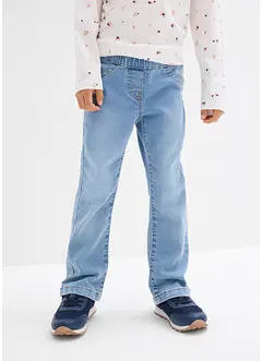 Mid waist bootcut jeans met comfy tailleband, bonprix