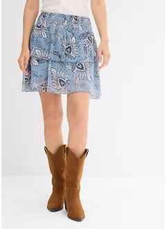 Strokenrok van gestructureerde chiffon, bonprix