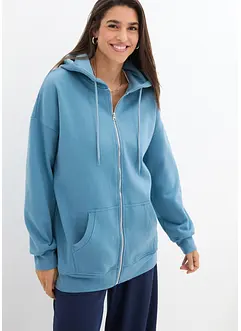 Oversized sweatvest met capuchon, bonprix