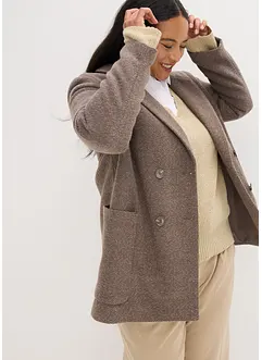 Korte jas in wollen look, bonprix