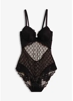 Body met decoratieve mesh, bonprix