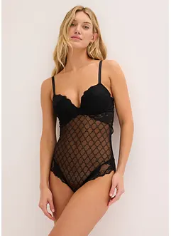 Body met decoratieve mesh, bonprix