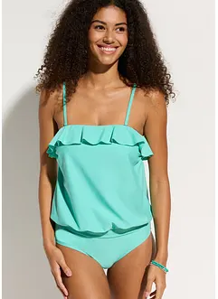 Badeau tankini met veelzijdige schouderbandjes (2-dlg. set), bonprix
