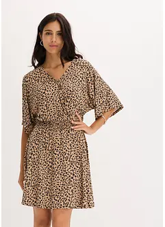 Jersey jurk in wikkellook, bonprix