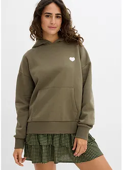 Oversized hoodie van een zachte katoenmix, bonprix