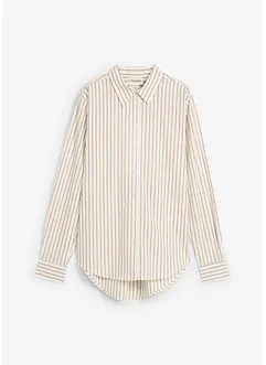 Overhemdblouse met zijde, bonprix
