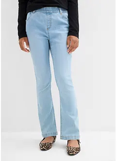 Instapjeans (set van 2), mid waist, bonprix