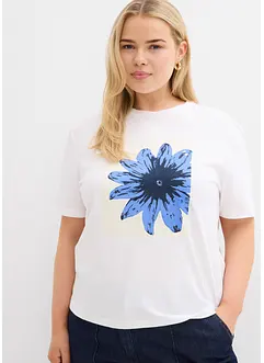 T-shirt van katoen met print, bonprix