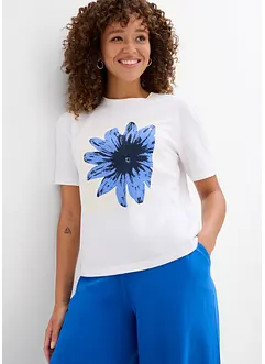 T-shirt van katoen met print, bonprix