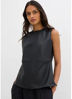 Imitatieleren top, bonprix